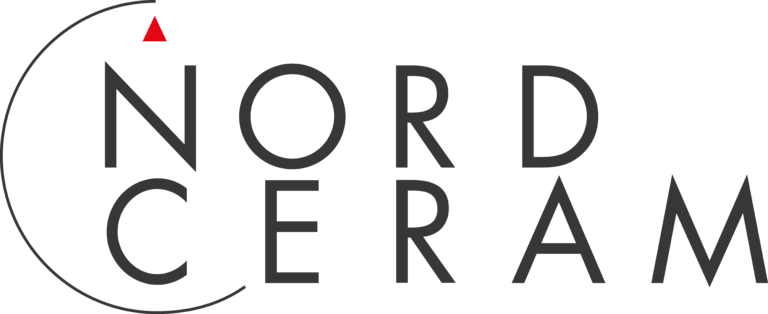Logo NordCeram_black90_reddot_4c